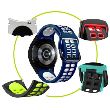 Samsung Galaxy Watch4 Silicone Dual-Row Hole Strap 40/44mm