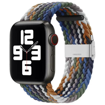 Nylon Braid One-Buckle Watch Band For Apple Watch 38/40/41mm