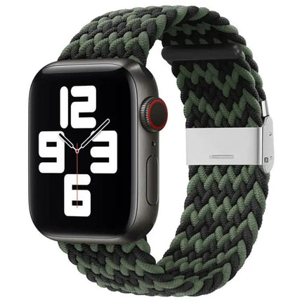 Nylon Braid One-Buckle Watch Band For Apple Watch 38/40/41mm