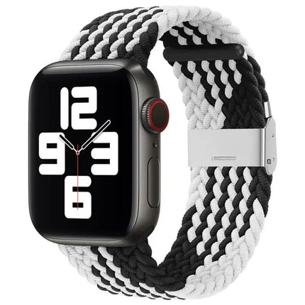 Nylon Braid One-Buckle Watch Band For Apple Watch 38/40/41mm