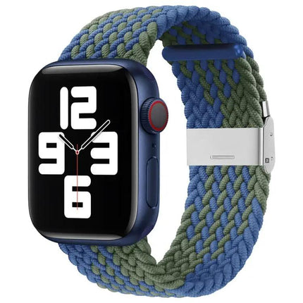 Nylon Braid One-Buckle Watch Band For Apple Watch 38/40/41mm