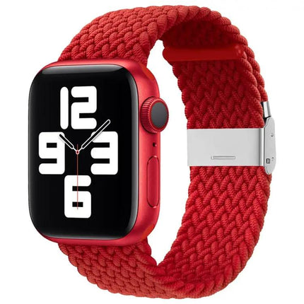 Nylon Braid One-Buckle Watch Band For Apple Watch 38/40/41mm
