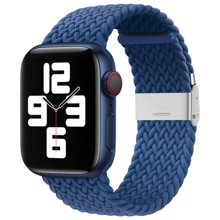 Nylon Braid One-Buckle Watch Band For Apple Watch 38/40/41mm