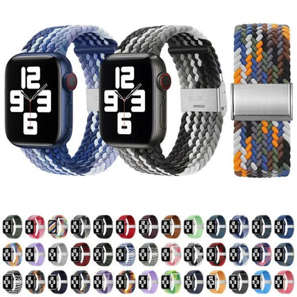 Nylon Braid Replacement Watchband for Apple Watch 38-45mm