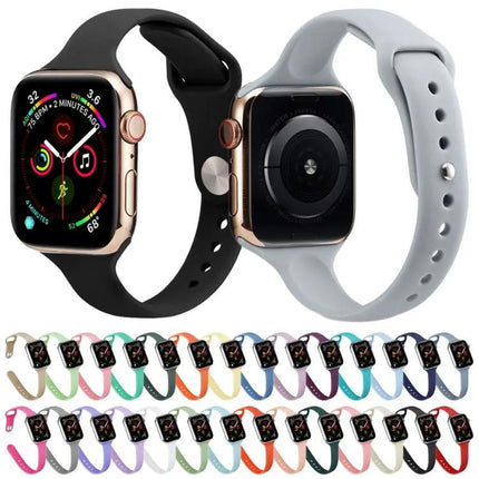 Slim Silicone Replacement Band For Apple Watch 38/40/41mm