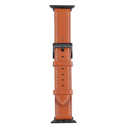 Leather Replacement Watch Band For Apple Watch 38 To 45mm