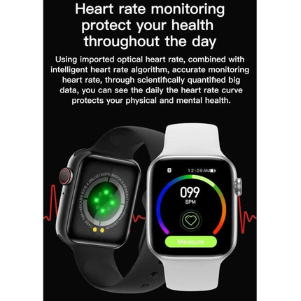 Smart Watch for Everyday Health and Activity Tracking – dual watch display showing heart rate monitoring screen and sensor
