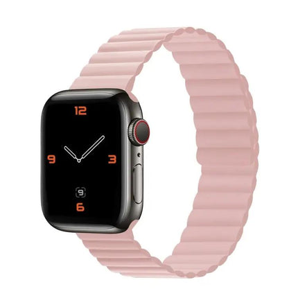 Silicone Magnetic Short Integrated Strap For Apple Watch