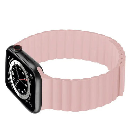 Silicone Magnetic Short Integrated Strap For Apple Watch