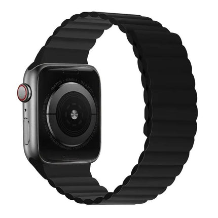 Silicone Magnetic Short Integrated Strap For Apple Watch