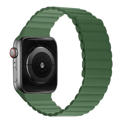 Silicone Magnetic Short Integrated Strap For Apple Watch