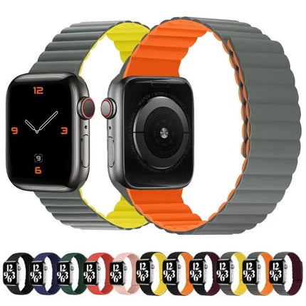 Silicone Magnetic Short Integrated Strap For Apple Watch