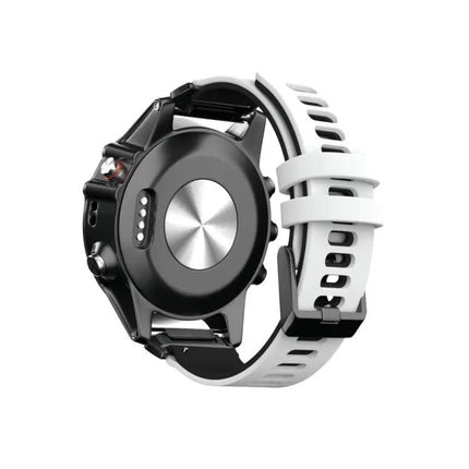 Two-Tone Silicone Watch Band 22mm For Garmin Fenix 6