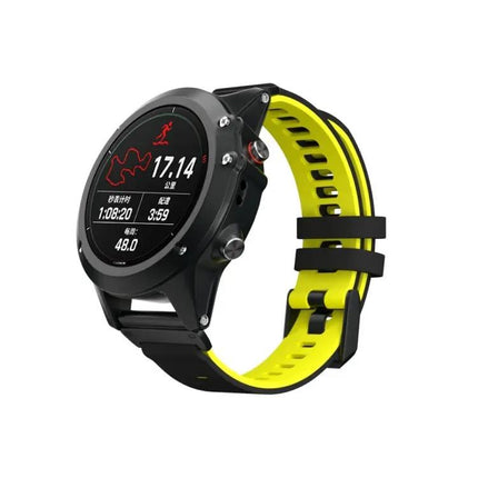 Two-Tone Silicone Watch Band 22mm For Garmin Fenix 6