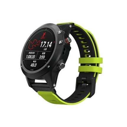 Two-Tone Silicone Watch Band 22mm For Garmin Fenix 6