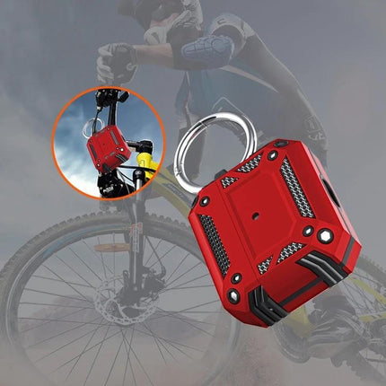 Daily Earphone Case for Everyday Protection On the Go - Slim Red Protective Earphone Case With Keyring For Commuting And Workouts