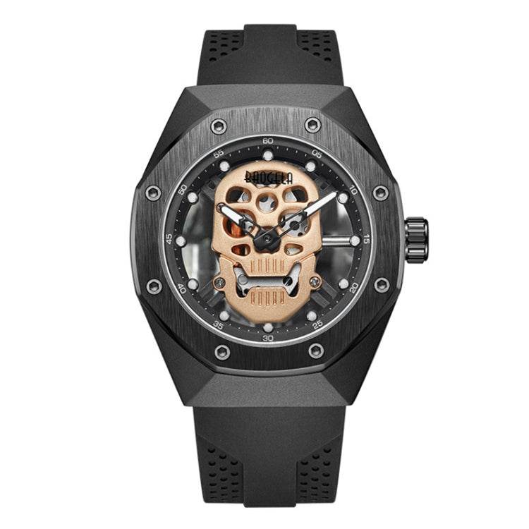 BAOGELA 1902 Skull Luminous Dial Quartz Watch For Men