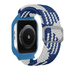 6 & SE & 5 & 4 40mm / 3 & 2 & 1 38mm / Blue and White