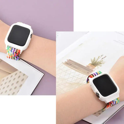 Nylon TPU Frame Replacement Band For Apple Watch 38/40mm