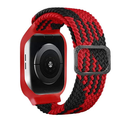 TPU Frame Nylon Watch Band For Apple Watch 44 42mm
