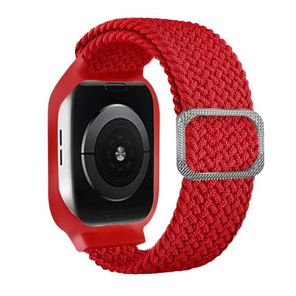 TPU Frame Nylon Watch Band For Apple Watch 44 42mm