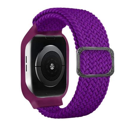 TPU Frame Nylon Watch Band For Apple Watch 44 42mm