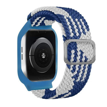 TPU Frame Nylon Watch Band For Apple Watch 44 42mm