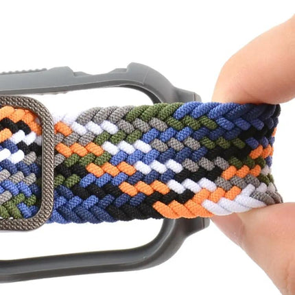 TPU Frame Nylon Watch Band For Apple Watch 44 42mm