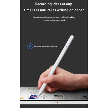 JT17 Universal Capacitive Pen for Touch Screens and Tablets being used to write and sketch precisely on a tablet screen