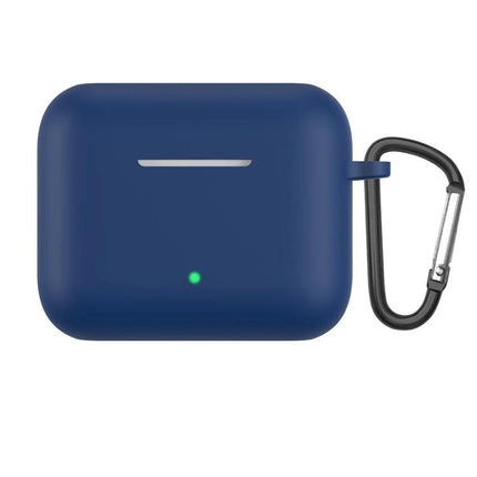 Honor Earbuds Case for Everyday Travel Protection – navy blue 360° protective case with LED access and carabiner for commuting