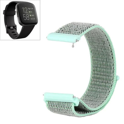 Nylon Watch Band For Fitbit Versa/Versa 2 Hook Loop
