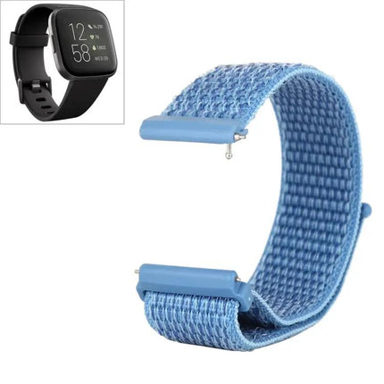 Nylon Watch Band For Fitbit Versa/Versa 2 Hook Loop