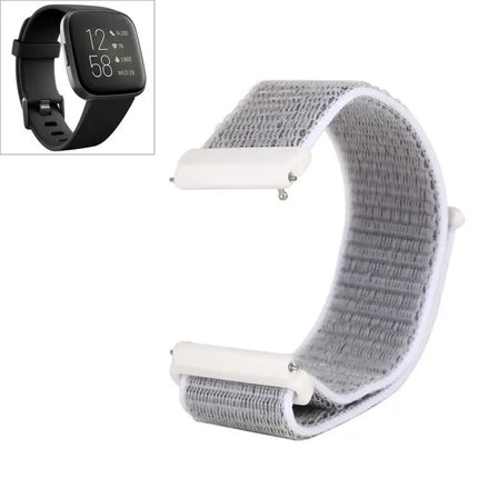 Nylon Watch Band For Fitbit Versa/Versa 2 Hook Loop