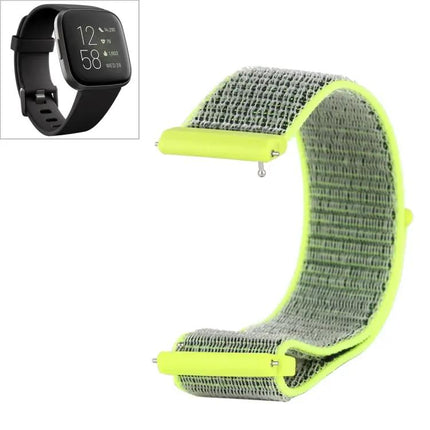 Nylon Watch Band For Fitbit Versa/Versa 2 Hook Loop