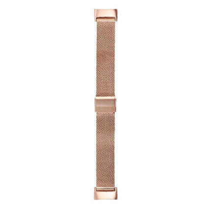 Milanese Steel Double Buckle Watch Band for Fitbit Charge 5