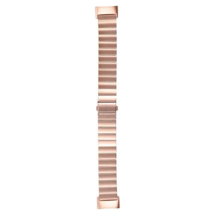 Five Bead Steel Strap Band For Fitbit Charge 5 Adjustable