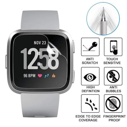 Soft Hydrogel Screen Protector For Fitbit Sense Versa 2 3