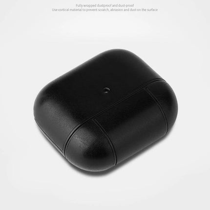 AirPods Protective Case for Daily Commutes and Activities - black 360-degree protective dustproof silicone case with easy charging access