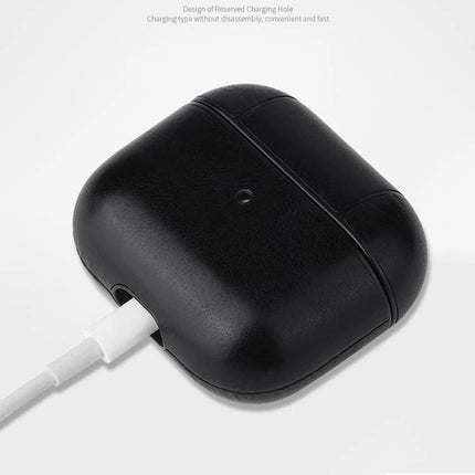 AirPods Protective Case for Daily Commutes and Activities - black 360-degree protective charging-ready case for AirPods