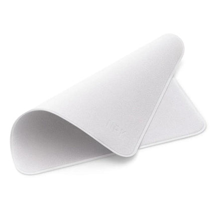 Soft Microfiber Polishing Cloth for Apple Nano-Texture Screens white folded microfiber cloth for cleaning Apple displays