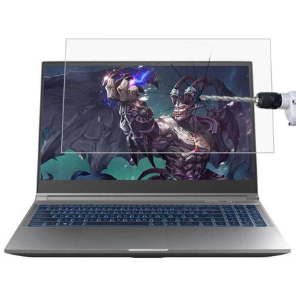 HD Tempered Glass Screen Protector for 15.6-Inch Laptops clear anti-scratch tempered glass protects display, reduces glare and smudges