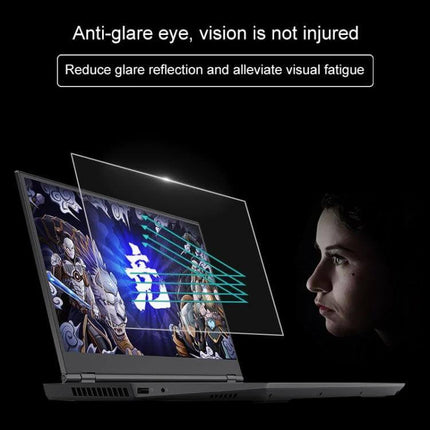 HD Tempered Glass Protective Film for Lenovo Laptops anti-glare screen protector reduces reflection and visual fatigue, high transparency