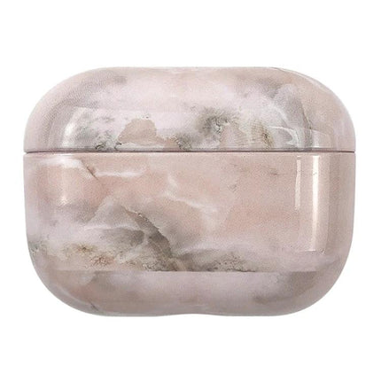 Marble Protective Case for Daily AirPods Pro Use - slim marble-texture protective cover with charging port access