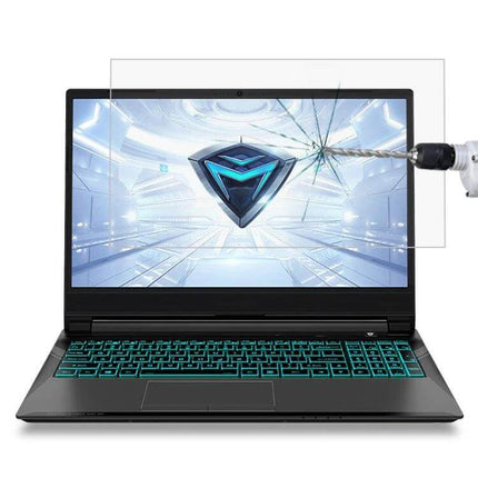 HD Tempered Glass Screen Protector for 15.6 Inch Laptops - clear anti-scratch, anti-fingerprint tempered glass with high transparency
