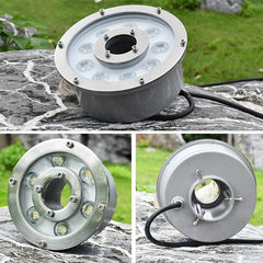 Illuminated Aluminum Alloy Underwater Fountain Ring Light