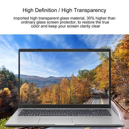 Alienware 15.6 Inch Laptop Screen Tempered Glass Protector clear high-transparency screen protector for gaming and work, reduces glare and preserves clarity
