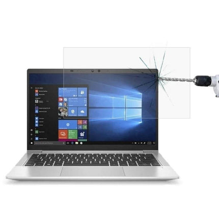 Tempered Glass Screen Protector for HP 13.3 Inch Laptops protecting laptop screen from drill impact and reducing glare for clear visibility