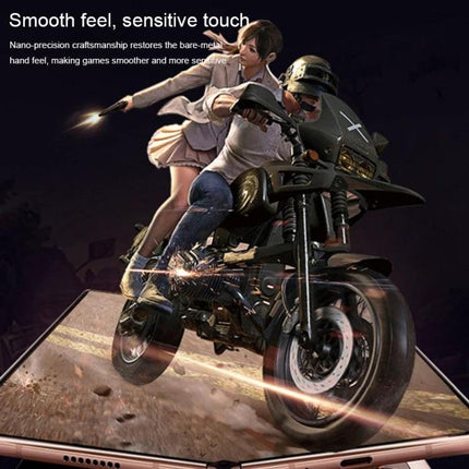 Hydrogel Screen Protector for Samsung Foldables, Explosion-Proof showcasing smooth touch and edge-to-edge curved display protection