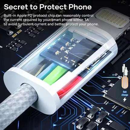 Essential USB-C to Lightning Cable for Daily Phone Charging