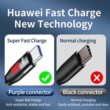 Use This REMAX Cable for Daily Charging at Home or While Traveling - PD 65W fast charge purple connector for super fast Huawei charging